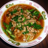 インスタント麺で台湾ラーメン